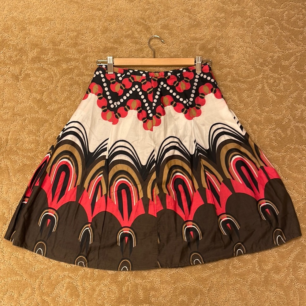 El Corte Ingelés Easy Wear Vintage Cotton Skirt Size 38 (Spain)